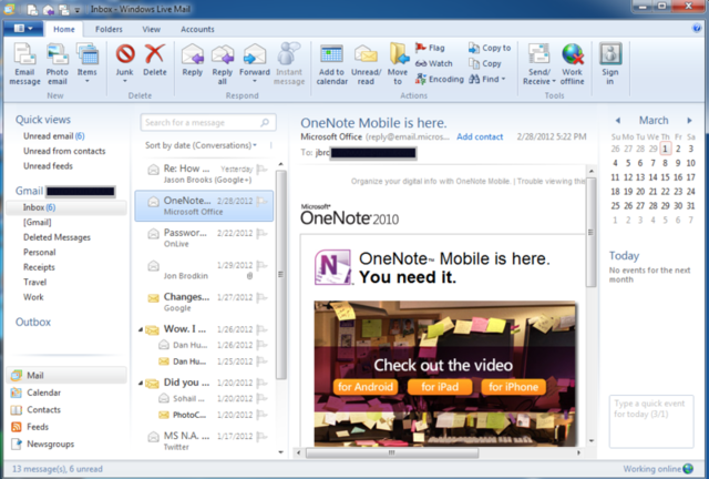 Talktalk Mail Windows 8