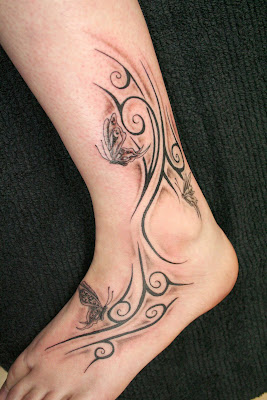 Tattoos Designs For Girls On Foot