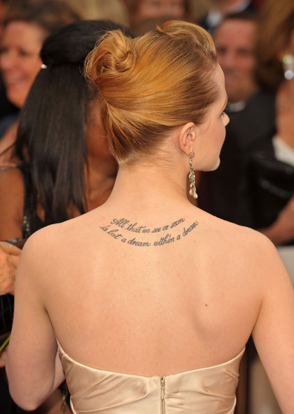 Tattoos For Girls On Back Of Neck