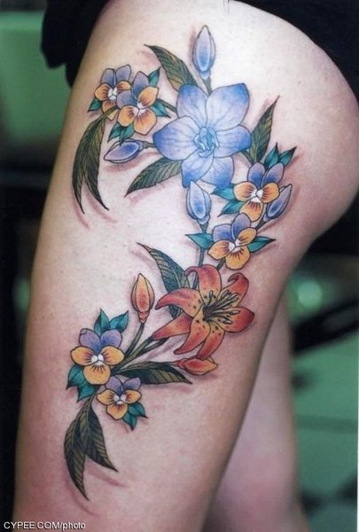 Tattoos For Women On Thigh