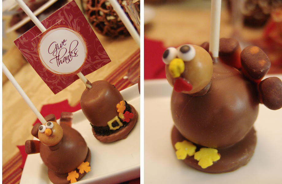 Thanksgiving Cake Pops Ideas