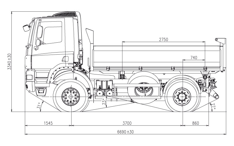 Tipper Lorry Dimensions