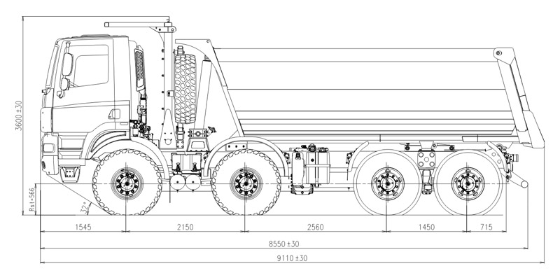 Tipper Lorry Dimensions