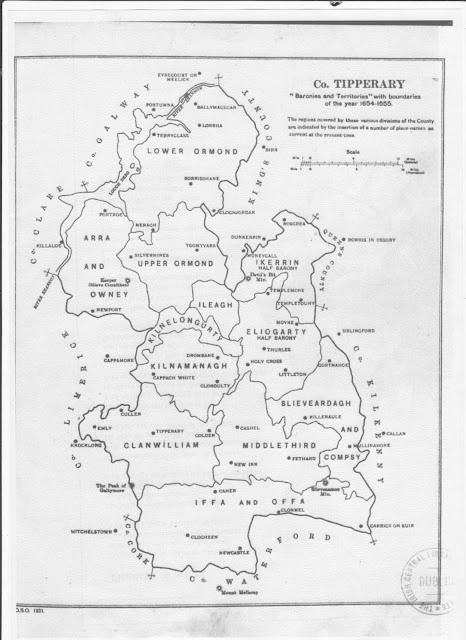 Tipperary Map Ireland
