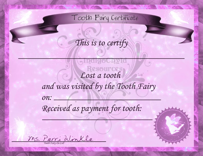 Tooth Fairy Letter Templates Free