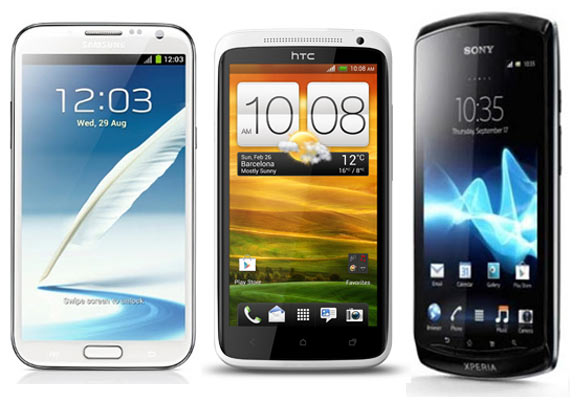 Top 10 Smart Phones 2012 December