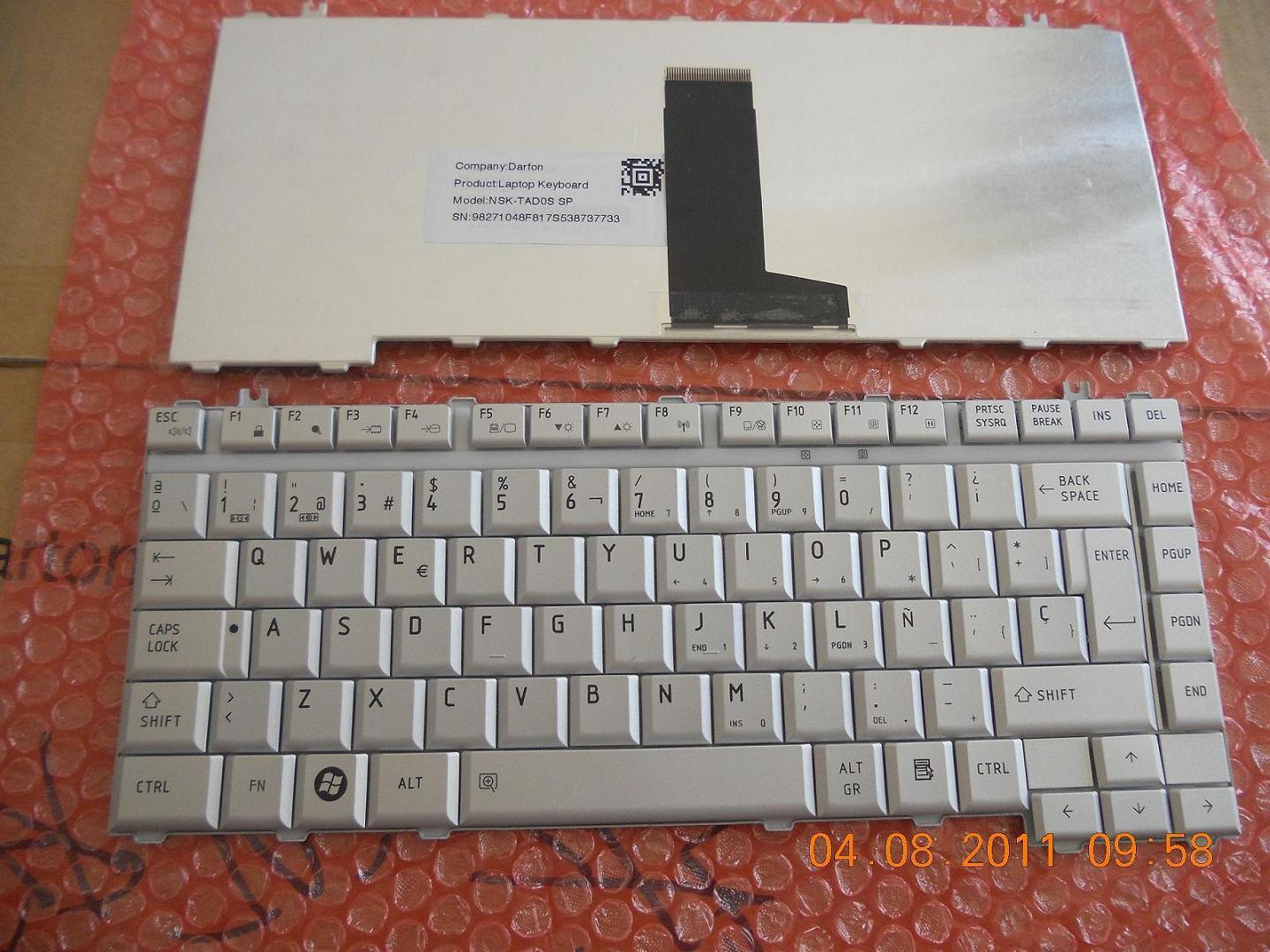 Toshiba Laptop Keyboard Layout