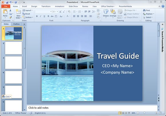 Travel Guide Examples