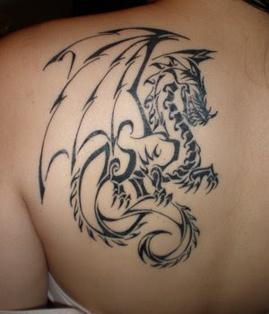 Tribal Dragon Tattoos For Men