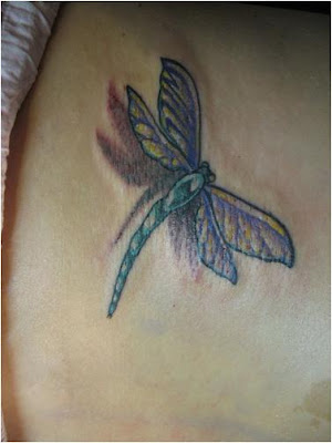 Tribal Dragonfly Tattoos For Women
