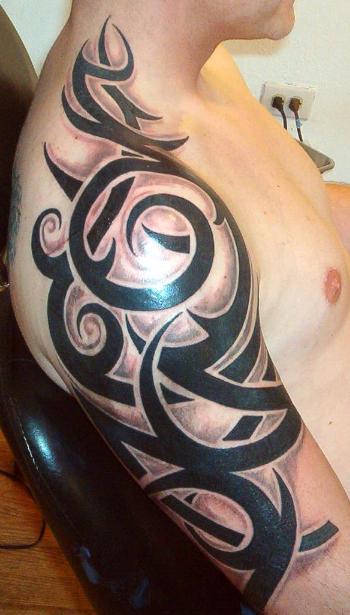 Tribal Tattoos For Men On Neck