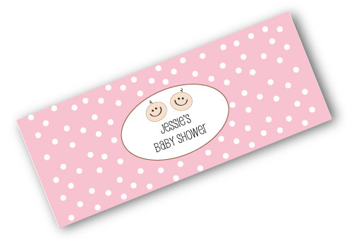 Twin Baby Shower Candy Bar Wrappers