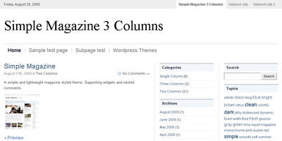 Two Columns In Wordpress