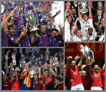 Uefa Champions League Cup Winners