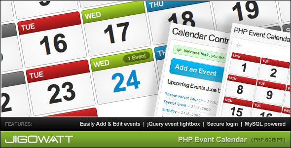 Upcoming Events Calendar For Website