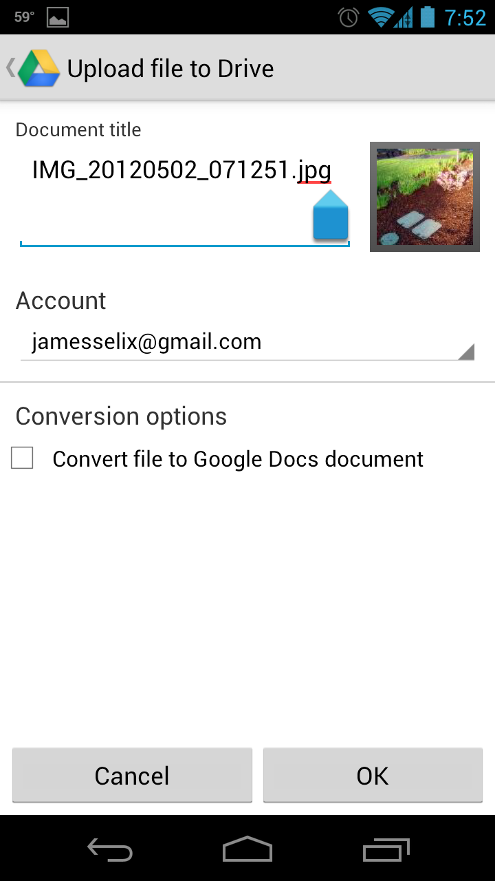 Upload Files To Google Drive Android