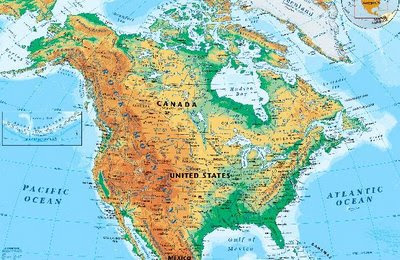 Us And Canada Map With Cities