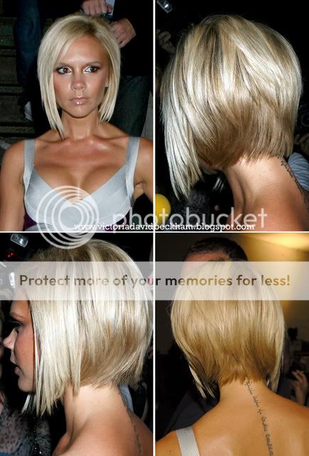 Victoria Beckham Hairstyles From The Back