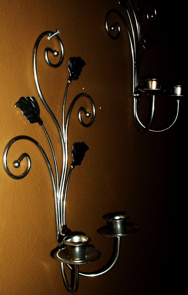 Wall Hanging Candle Holders Metal