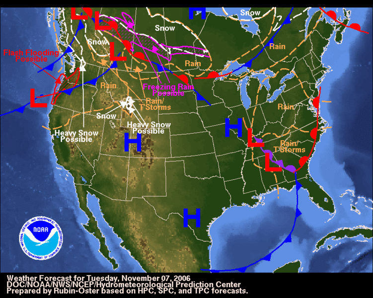 Weather Forecast Map