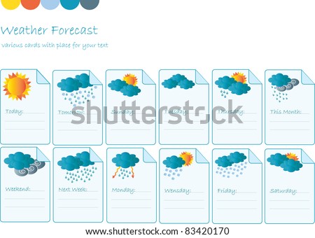 Weather Forecast Symbols