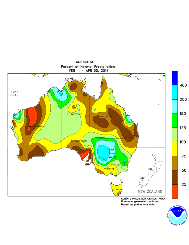 Weather Map Australia