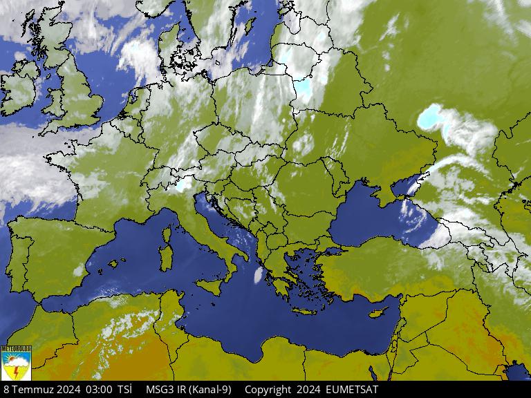 Weather Map Europe Satellite
