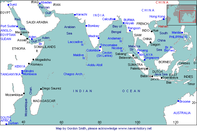 Weather Map Indian Ocean