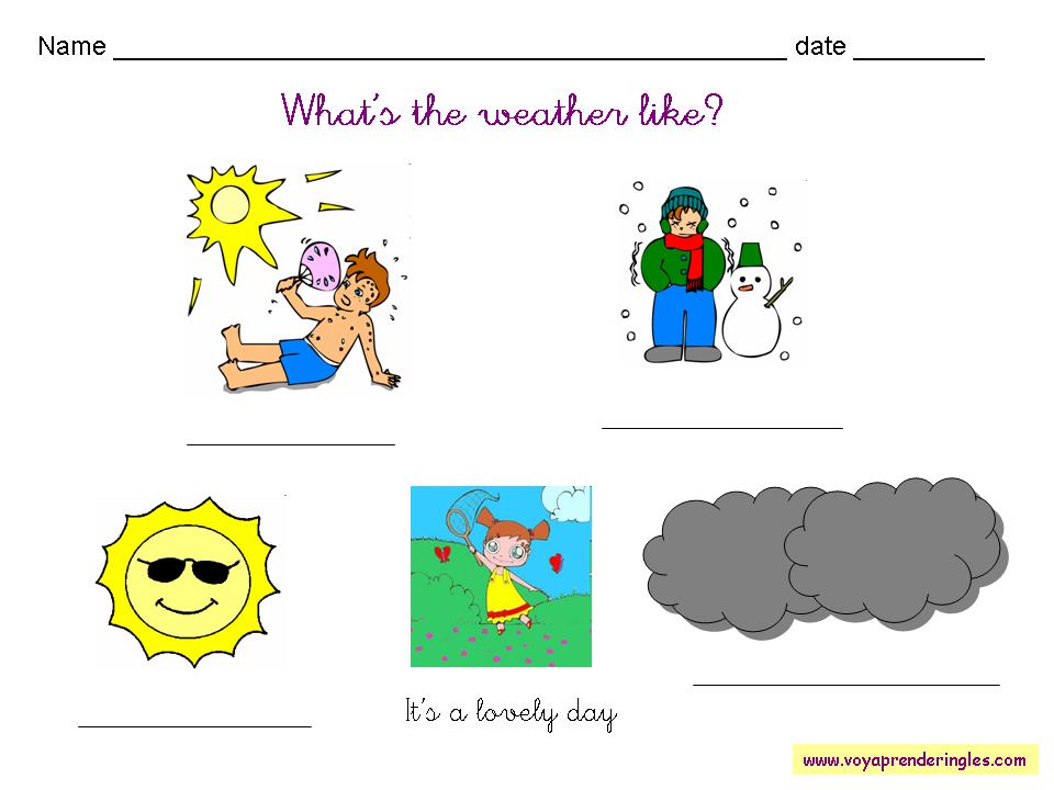 Weather Pictures For Kids