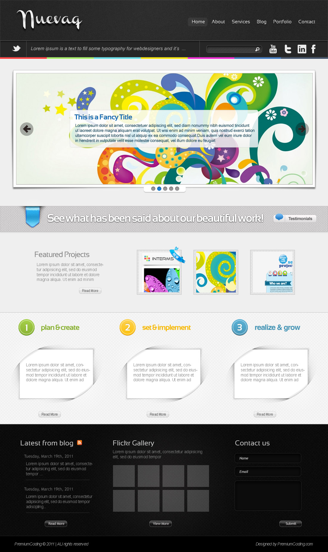 Web Templates Psd