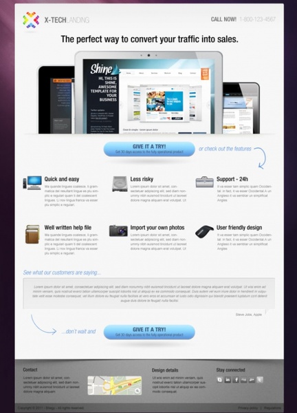 Website Templates Psd Free Download