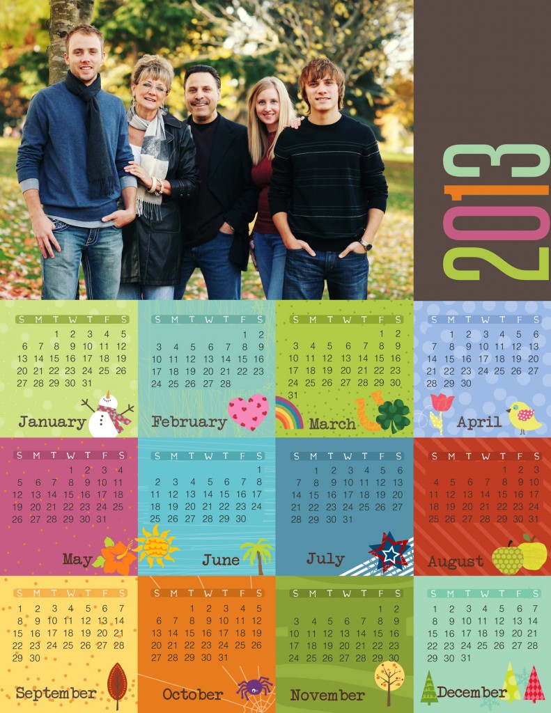 Weekly Calendar 2013 Magnetic