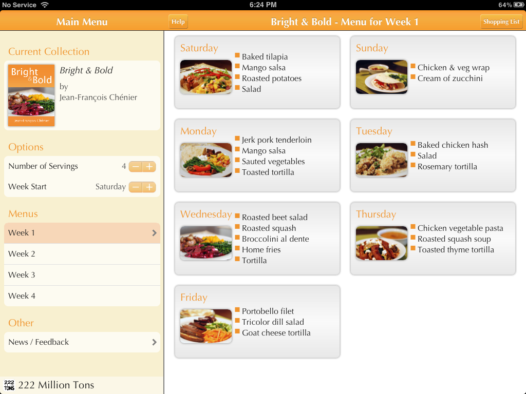 Weekly Meal Planner App Free