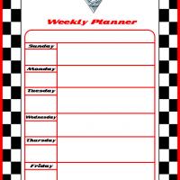 Weekly Planner Template Kids