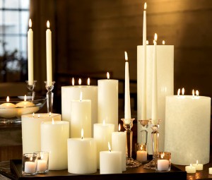 White Candles Burning