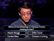 Who Wants To Be A Millionaire Questions List