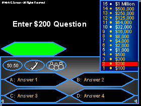 Who Wants To Be A Millionaire Template Powerpoint Free