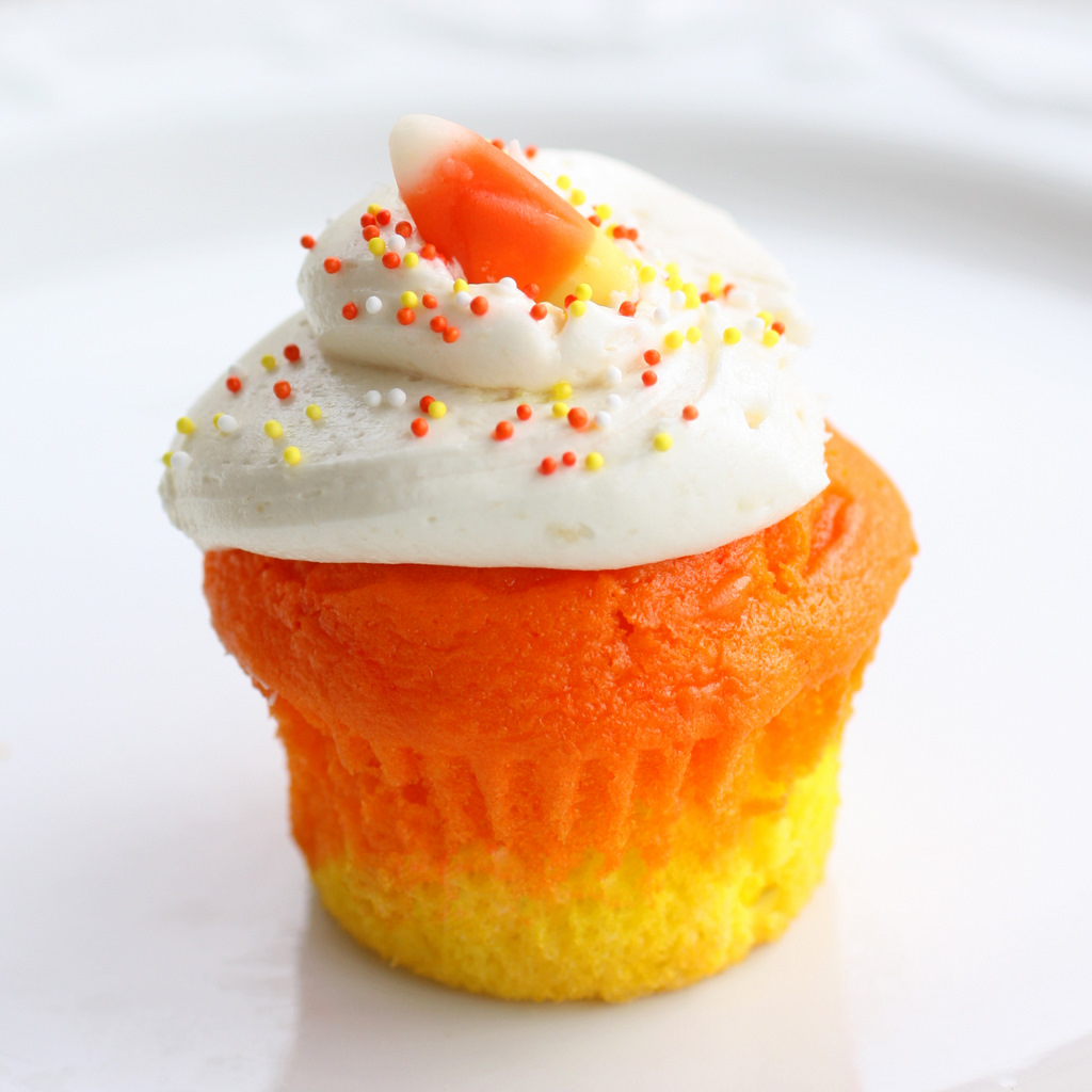 Wilton Candy Corn Cupcakes