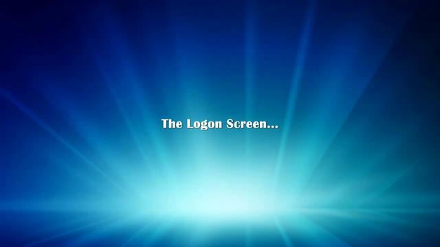 Windows 8 Logon Screen