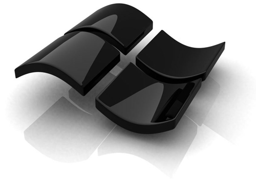 Windows Xp Logo Black