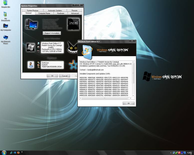 Windows Xp Sp3 Dark Edition Rebirth Multiboot