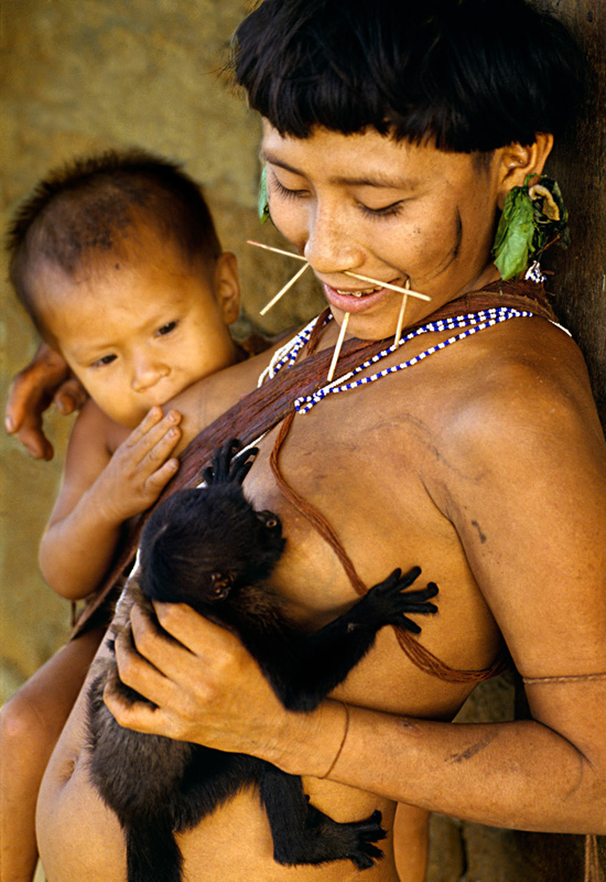 Women Breast Feeding Pug