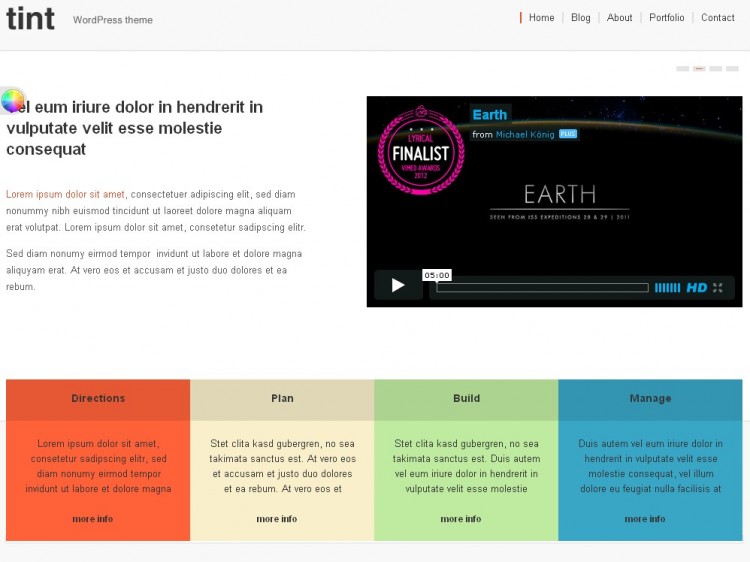 Wordpress Blog Themes Free 2012
