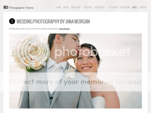 Wordpress Templates For Photographers Blog