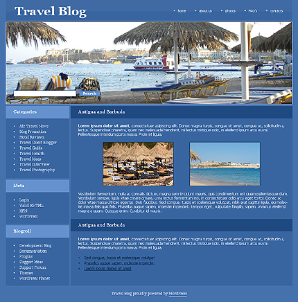 Wordpress Themes Travel