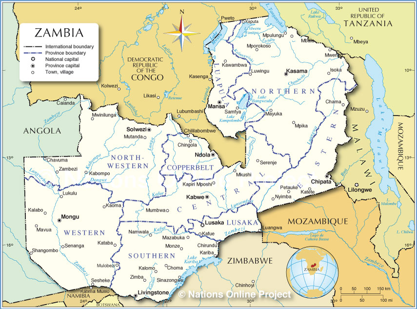 World Map With Countries And Capitals